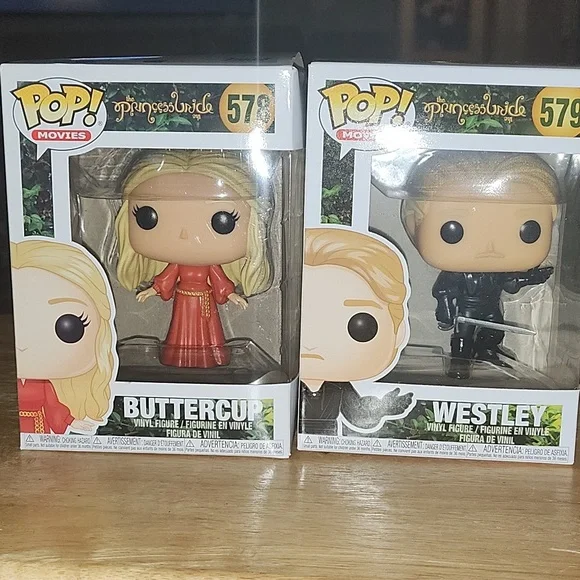 NWT "THE PRINCESS BRIDE" POP HEAD COLLECTIBLES - Picture 1 of 4